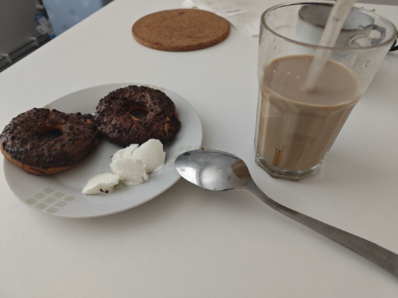 今天吃早餐了，遂发tg空间