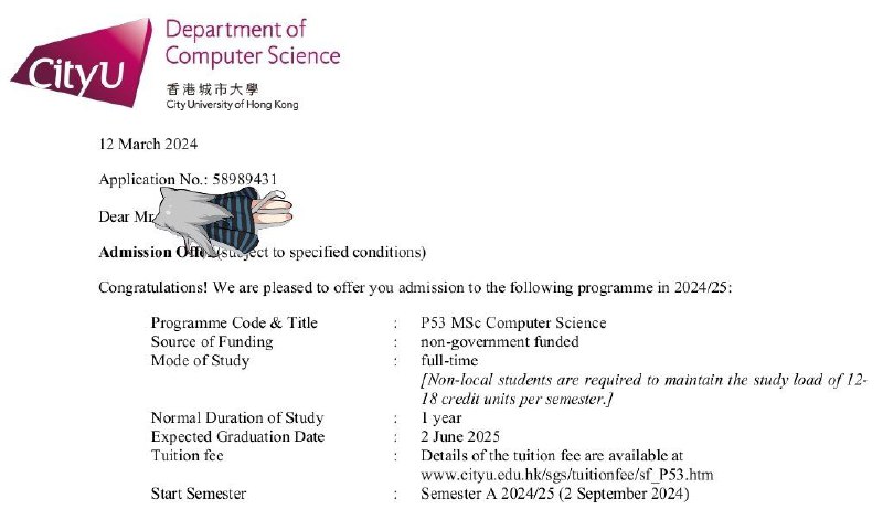 有 offer 了，虽然不想去，希望没开的都能速速发信